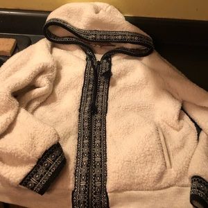American Eagle Outfitters Sherpa Zip-up Sweater